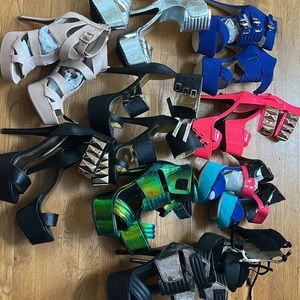 women platform high heels